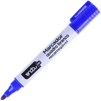 Marcador Azul P/ Quadro Branco Regarregável - Onda