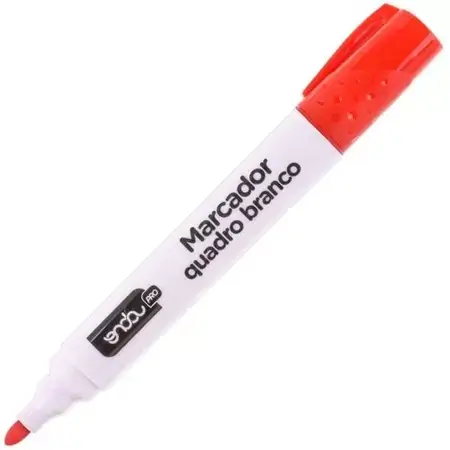 Marcador Quadro Branco Vermelho Recarregavel - Onda