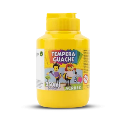 Tinta Guache  Amarelo Ouro 250ml - Acrilex