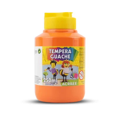Tinta Guache  Laranja  250ml - Acrilex