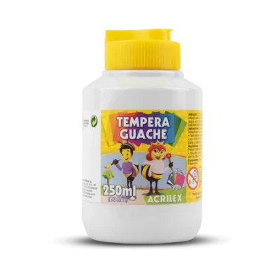 Tinta Guache  Branco  250ml - Acrilex
