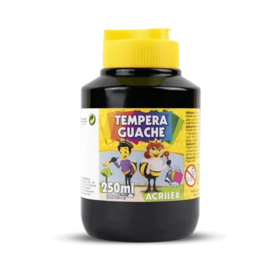 Tinta Guache  Preto 250ml -  Acrilex