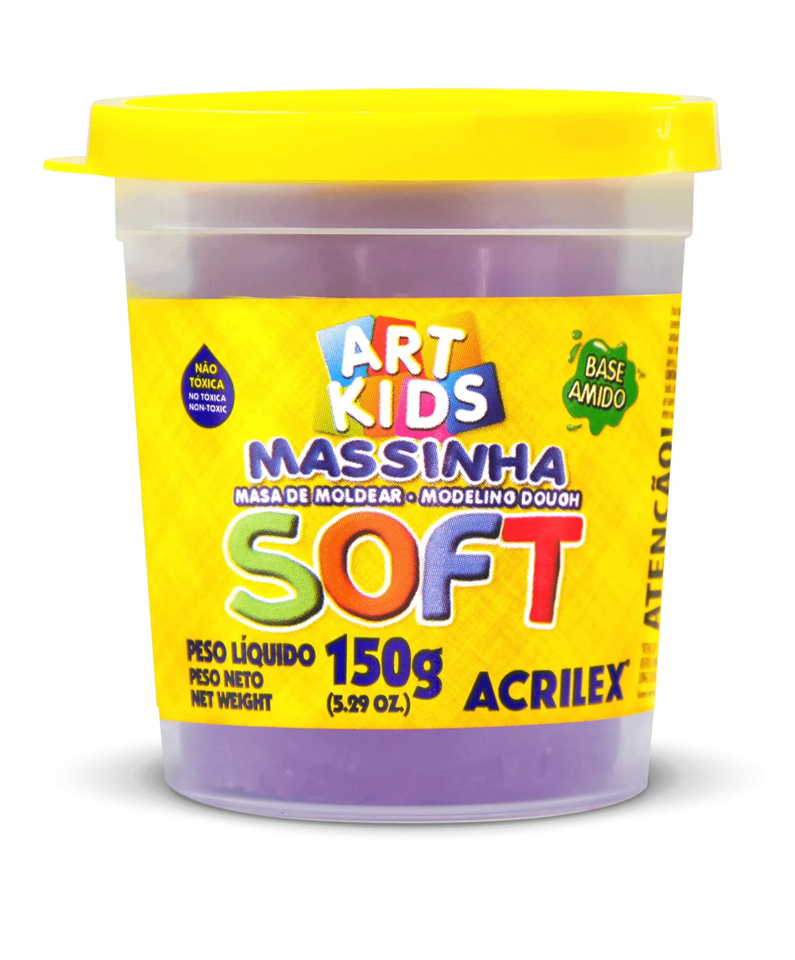 Massa De Modelar Soft 150G Violeta - Acrilex