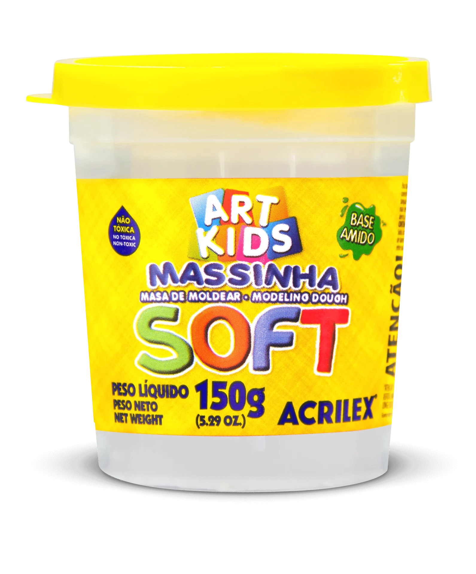 Massa De Modelar Soft 150G Branco - Acrilex