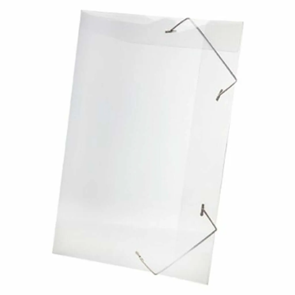 Pasta C/ Elástico Ofício Fina Cristal 235 mm X 335 mm  - Polibras