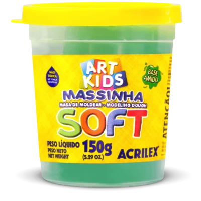 Massa De Modelar Soft 150G Verde - Acrilex