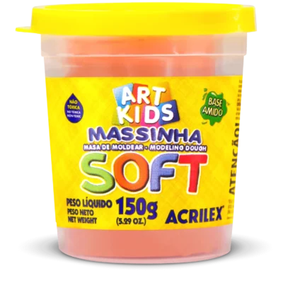 Massa De Modelar Soft 150G Laranja - Acrilex
