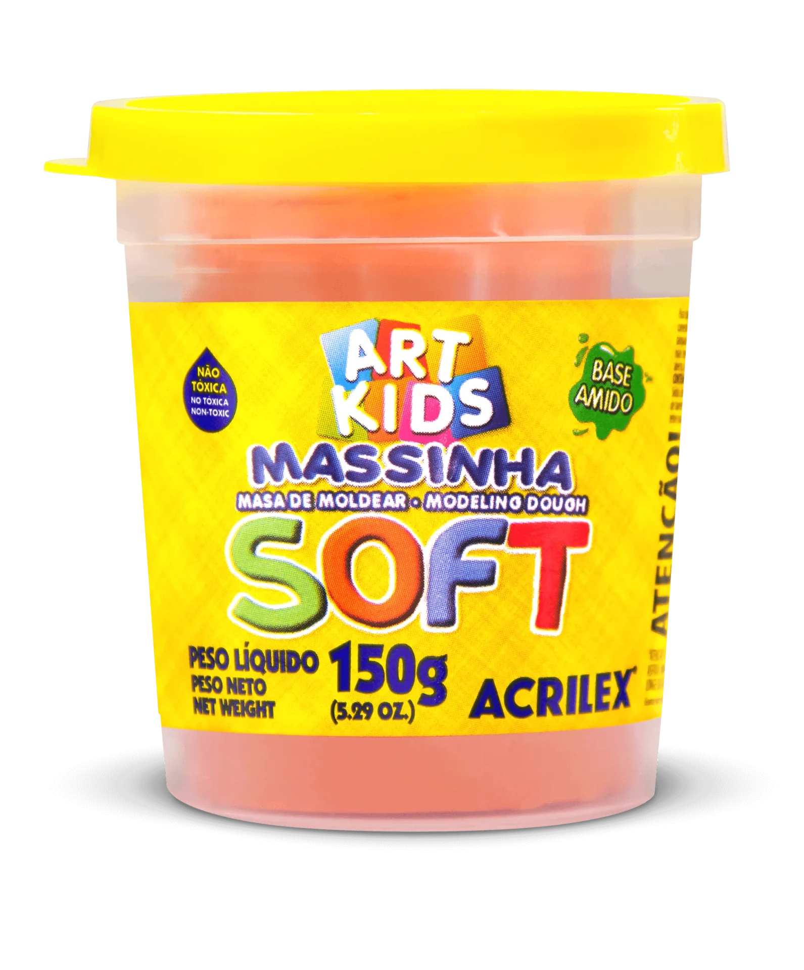 Massa De Modelar Soft 150G Laranja - Acrilex