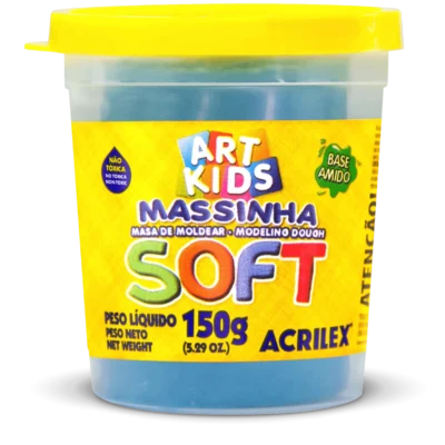 Massa De Modelar Soft 150G Azul - Acrilex