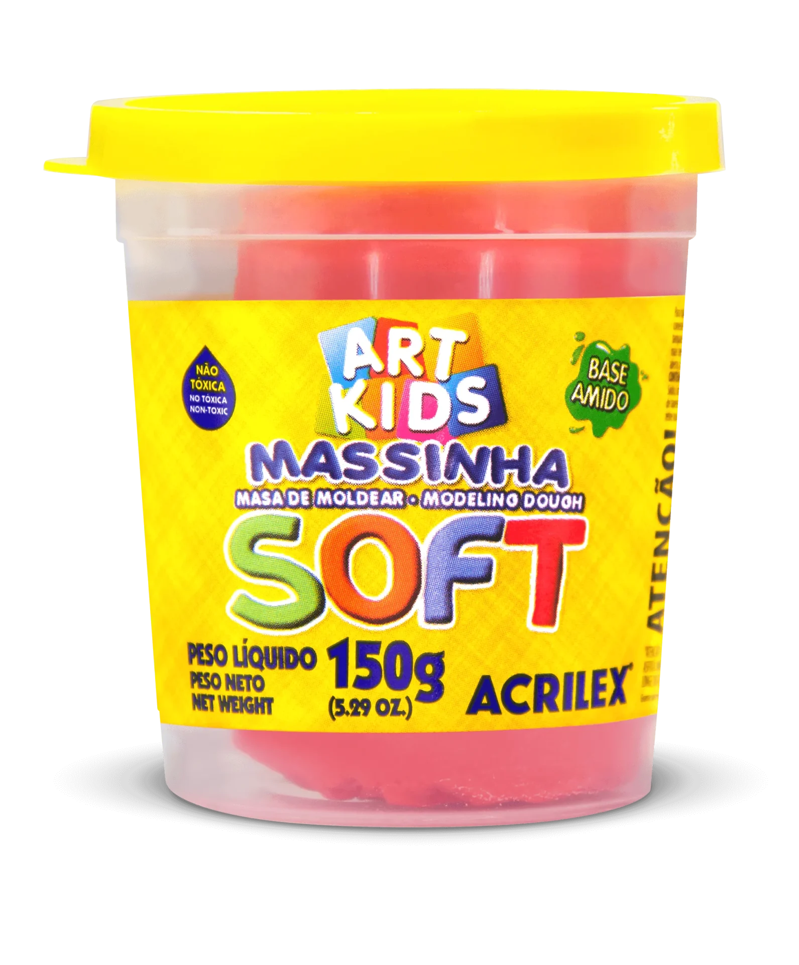 Massa De Modelar Soft 150G Vermelho - Acrilex