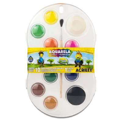 Aquarela C/12 Cores - Acrilex
