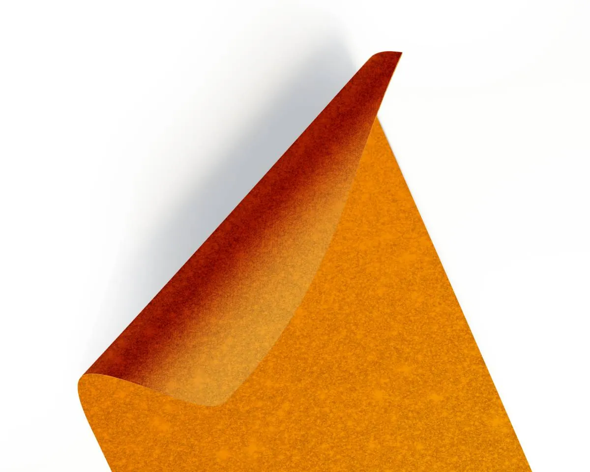 Folha Eva Metalizado/ Glitter Laranja 40 cm X 48 cm  - Onda