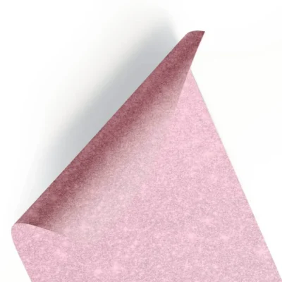 Folha Eva Metalizado/ Glitter Rosa Claro 40 cm X 48 cm  - Onda