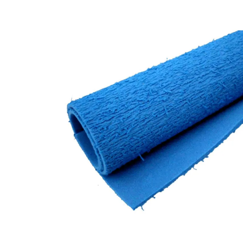 Folha Eva Atoalhado Azul Claro 40 cm X 48 cm  - Make+