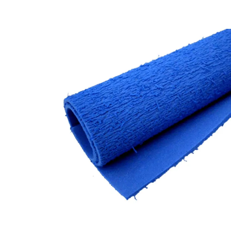 Folha Eva Atoalhado Azul 40 cm X 48 cm  - Make+