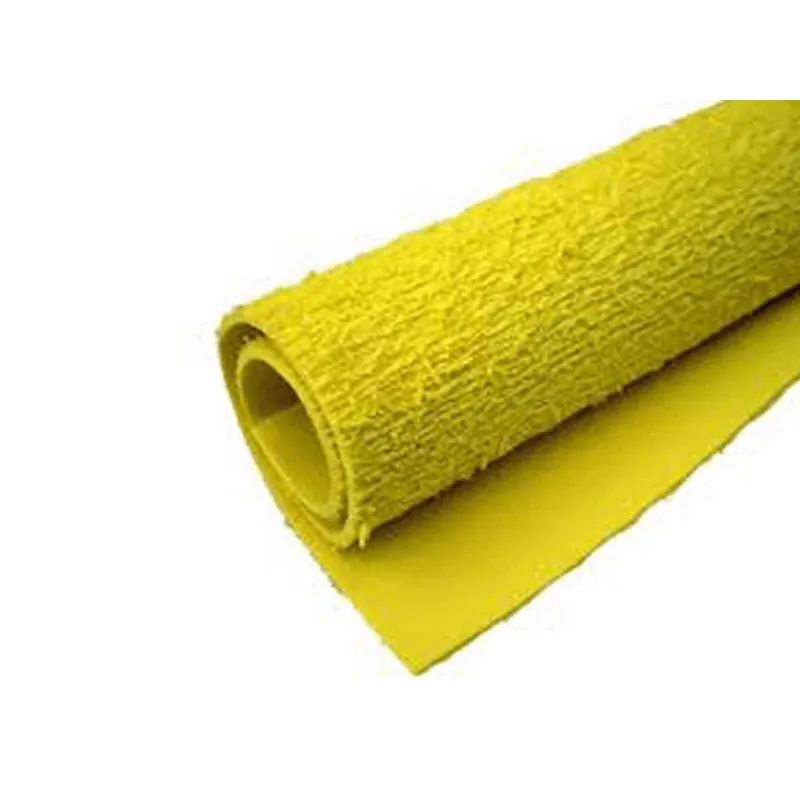 Folha Eva Atoalhado Amarelo 40 cm X 48 cm  - Make+