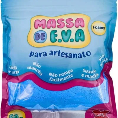 Massa De Eva Azul P/ Modelagem 50 G - UN. Make+