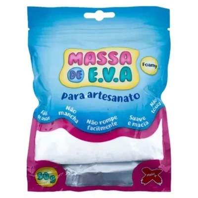 Massa De Eva Branca P/ Modelagem 50 G - UN. Make+