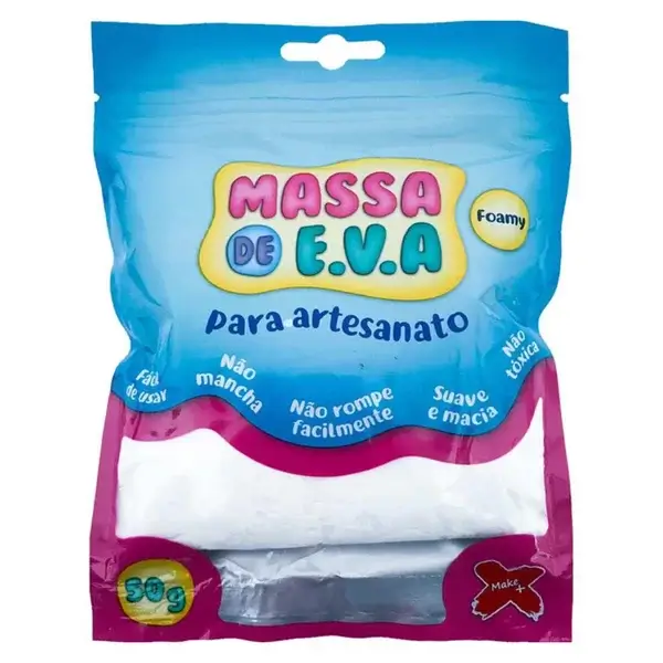 Massa De Eva Branca P/ Modelagem 50 G - UN. Make+