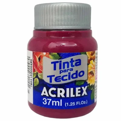 Tinta P/ Tecido Fuchsia 37 ml  - Acrilex