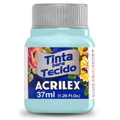 Tinta P/ Tecido Verde Bebê 37 ml  - Acrilex