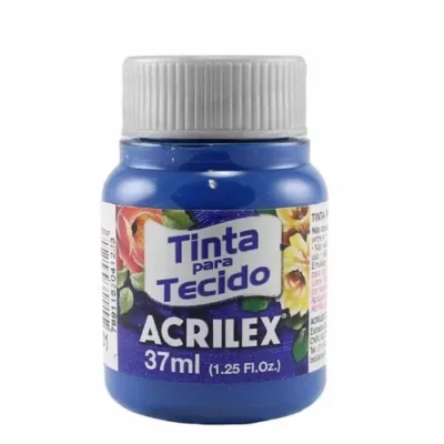 Tinta P/ Tecido Azul Turquesa 37 ml  - Acrilex