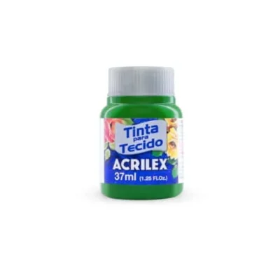 Tinta P/ Tecido Verde Musgo 37 ml  - Acrilex