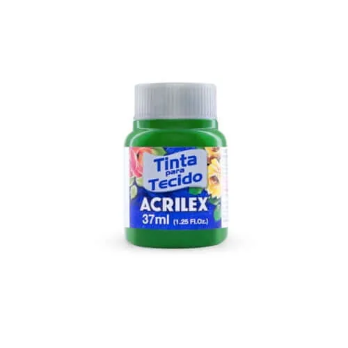Tinta P/ Tecido Verde Musgo 37 ml  - Acrilex