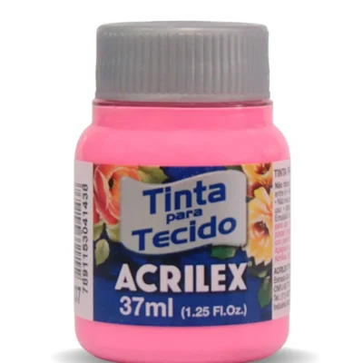 Tinta P/ Tecido Rosa 37 ml  - Acrilex