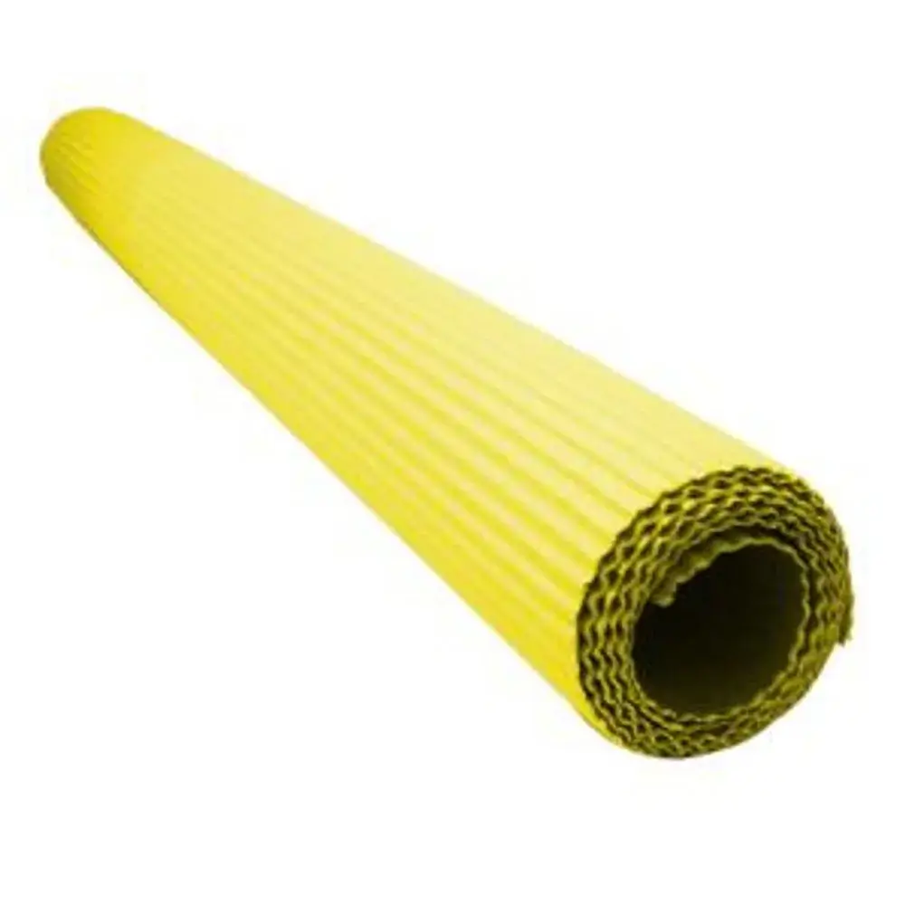 Papel Corrugado Amarelo 80 cm X 50 cm  - Vmp