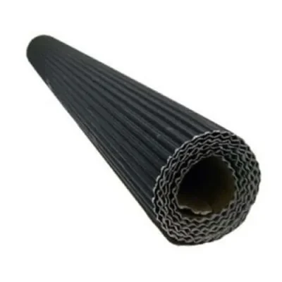 Papel Corrugado Preto 80 cm X 50 cm  - Vmp