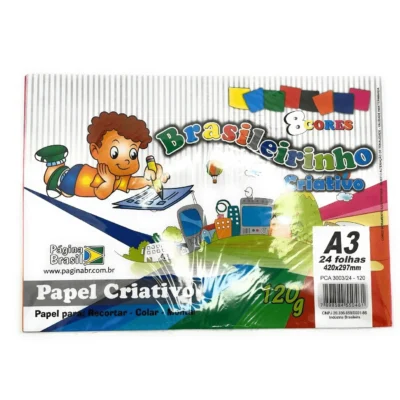 Papel Color Set A3 Peso 40 120 g/m² 24 Fls. - Página Brasil