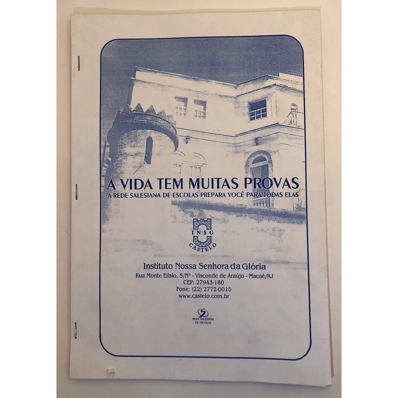 Bloco De Folhas Castelo C/ Pauta  - Rezende