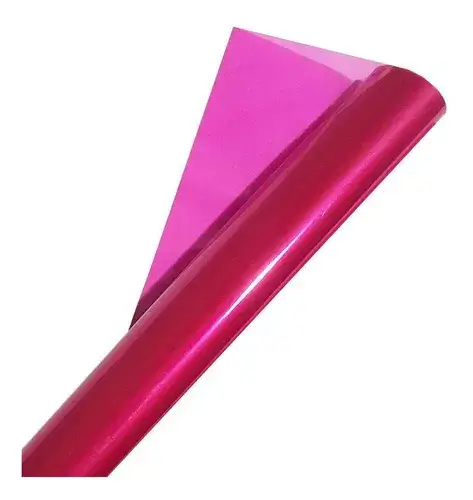 Papel Celofane Rosa 81 cm X 40 cm  - Vmp