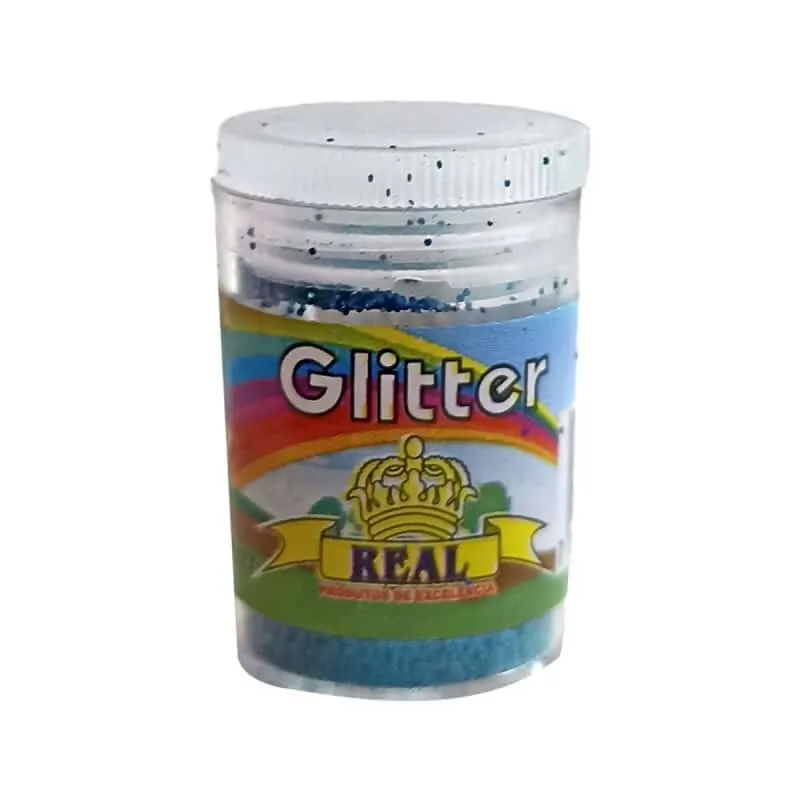 Pote De Glitter Azul Claro 3 G UN. - Real Seda