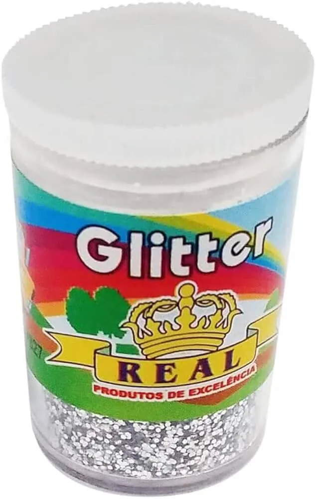 Pote De Glitter Branco 3 G UN. - Real Seda