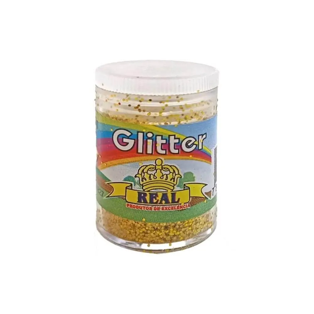 Pote De Glitter Dourado 3 G UN. - Real Seda