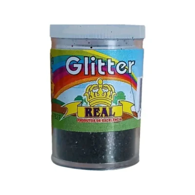 Pote De Glitter Preto 3 G UN. - Real Seda