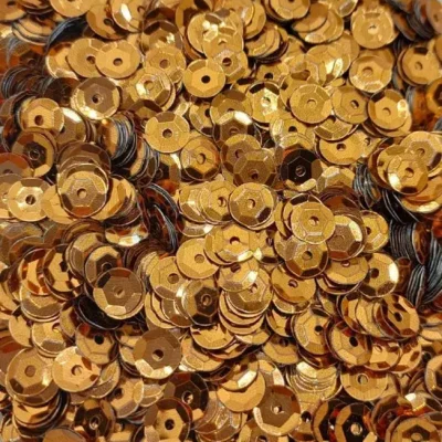 Pote De Lantejoulas Marron 2 G UN. - Real Seda