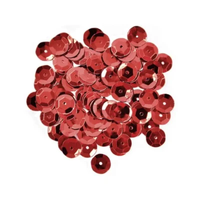 Pote De Lantejoulas Vermelho 2 G UN. - Real Seda