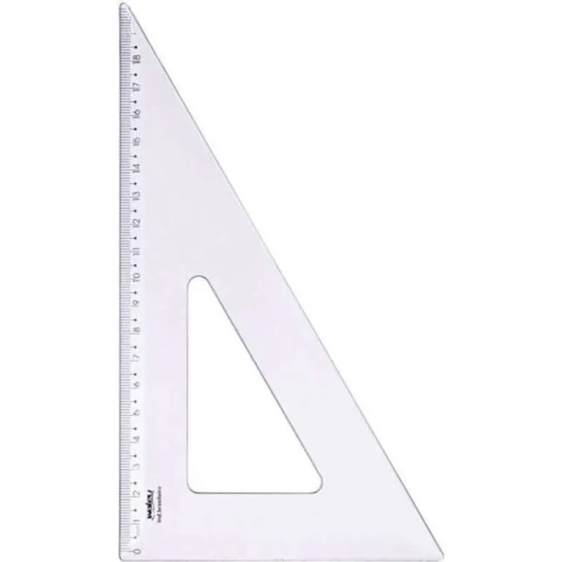 Esquadro Cristal 60 Graus UN. - Waleu