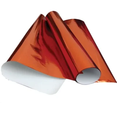 Papel Laminado Vermelho 48 cm X 60 cm - Vmp