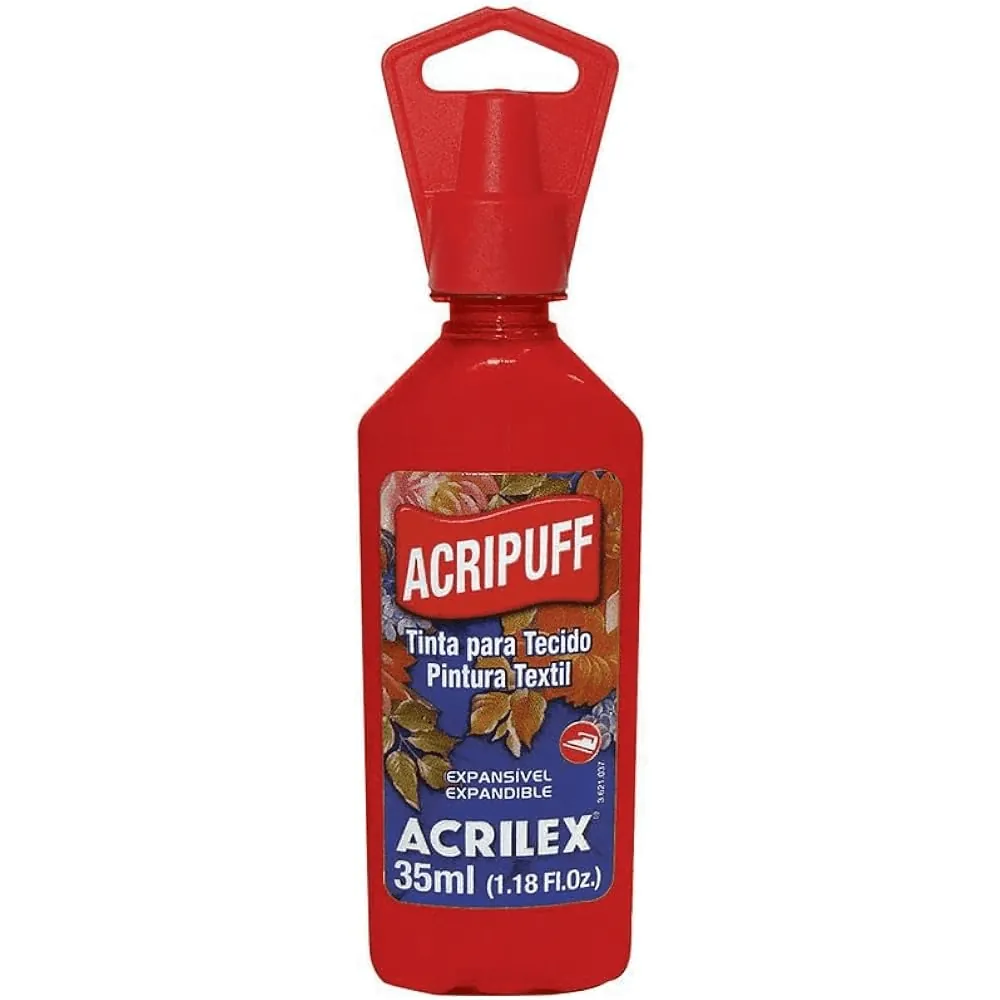 Tinta Acripuff 35 Vermelho Vivo 35 ml  - Acrilex
