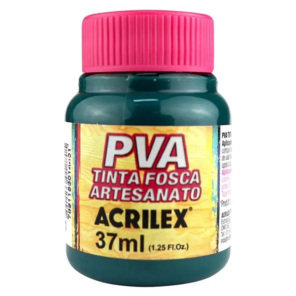 Tinta Fosca P/ Artesanato Verde Bandeira 37 ml  - Acrilex