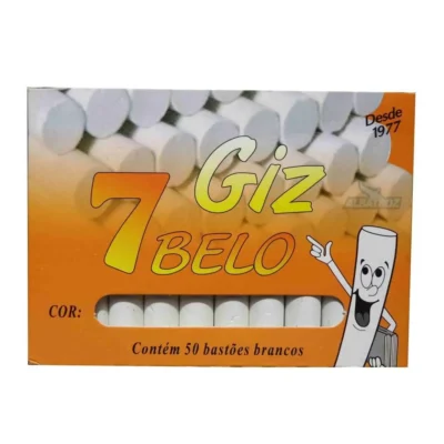 Giz P/ Quadro Branco C/ 50 UN. - 7 Belo