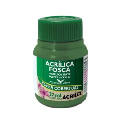 Tinta Acrílica Fosca Verde Musgo 37 ml  - Acrilex