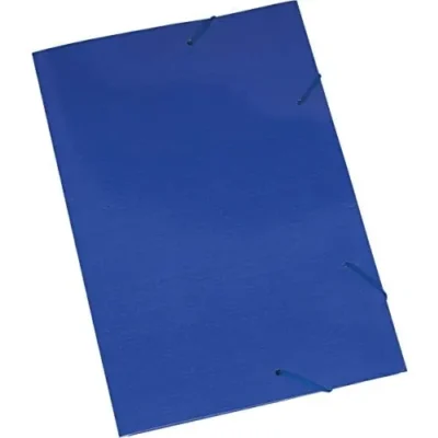 Pasta Polionda C/ Elástico Ofício 249 mm X 332 mm X 20mm Azul - Polibras