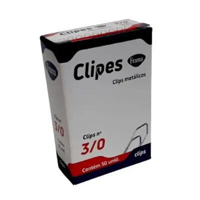 Clips 3/0 Metálicos C/ 50 UN. - Frama