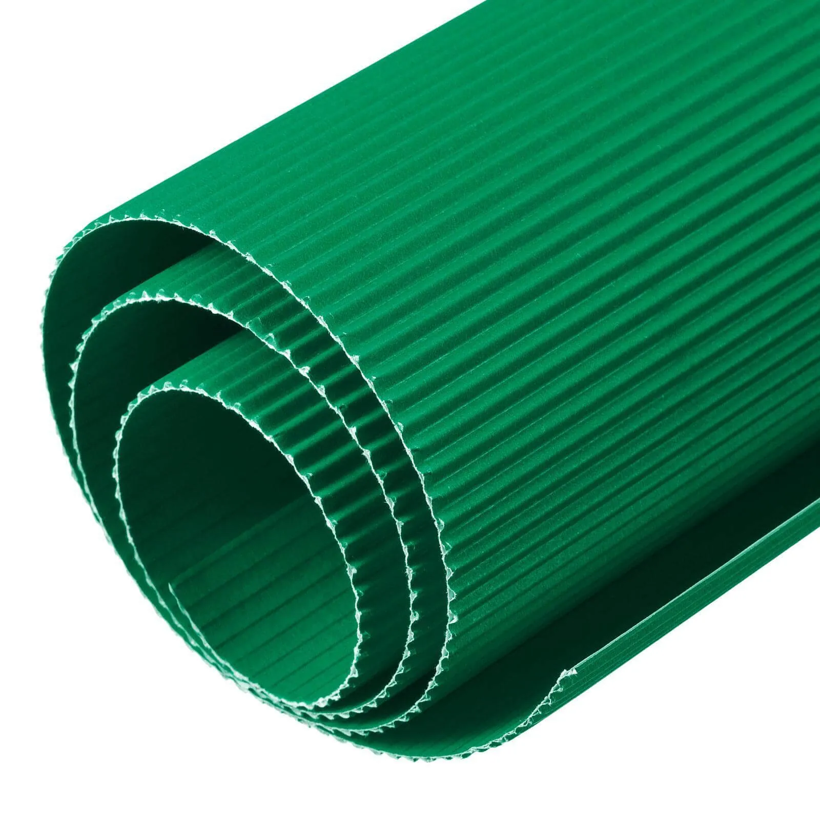 Papel Corrugado Verde Escuro 80 cm X 50 cm  - Vmp