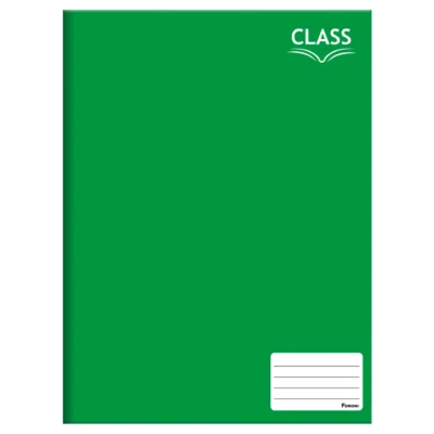 Caderno Brochura Peq. Class Verde 80 Fls. – Foroni